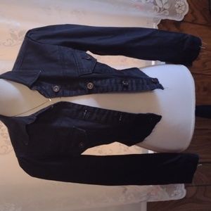 Charlotte russe crop jean jacket
